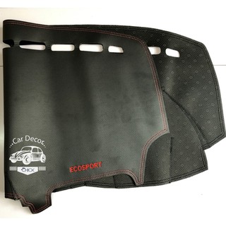 Thảm Taplo da PU vân carbon Ford Ecosport loại da dày cao cấp 3 lớp chống trượt