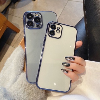 Ốp điện thoại viền mạ có 5 màu lựa chọn cho compatible for iPhone14 Pro Max 13 12 11 Pro Max XS Max