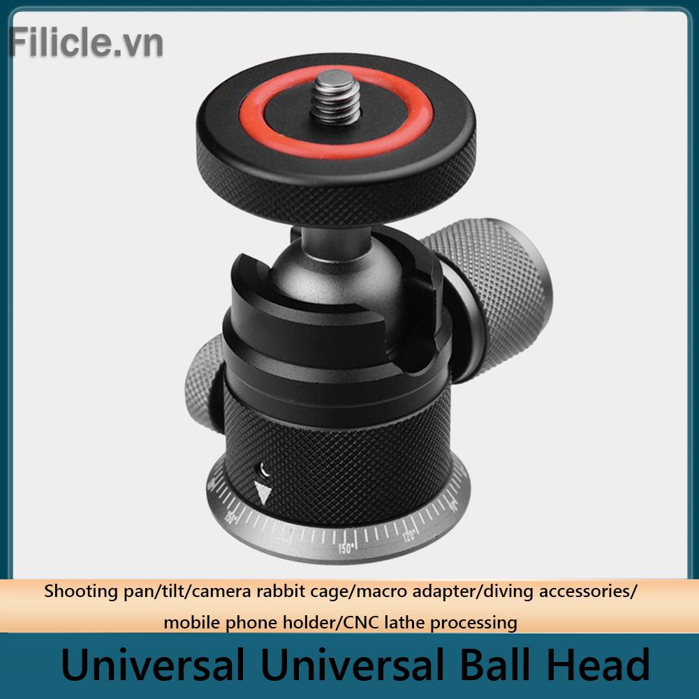Giá đỡ đầu tròn bằng nhôm xoay 360 độ cho máy ảnh DSLR | BigBuy360 - bigbuy360.vn
