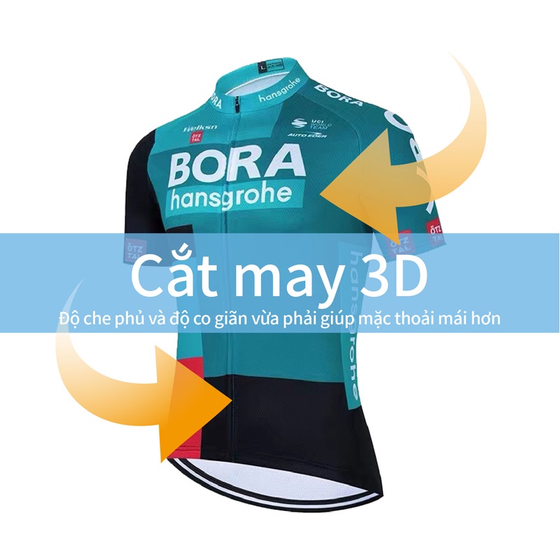 ☆New Arrival☆ BORA Bộ quần áo và quần đi xe đạp siêu mềm và thấm hút nhanh chất lượng cao