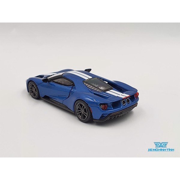 Xe Mô Hình Ford GT 1:64 MiniGT ( Xanh )