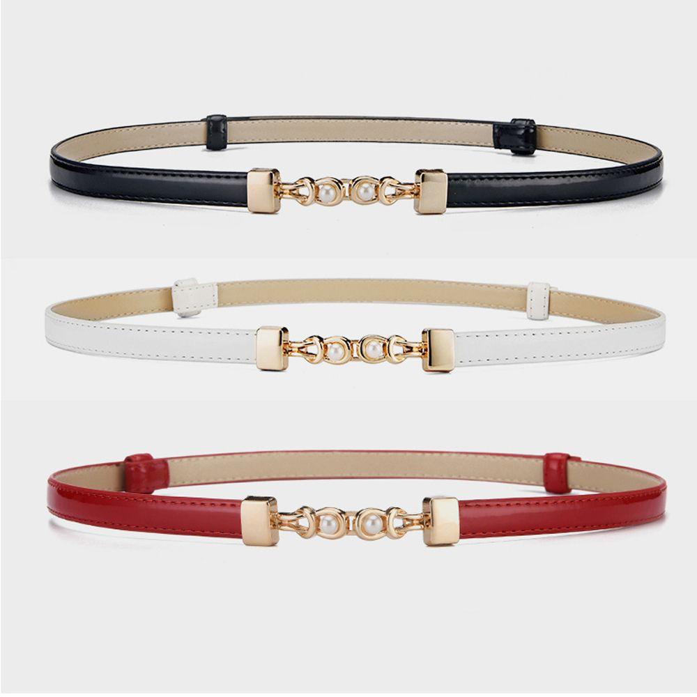 Thắt Lưng VANES1 Chất Liệu Da Pu Phối Kim Loại Phong Cách Retro