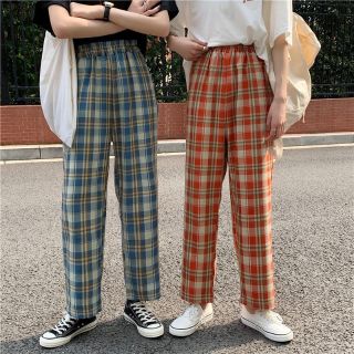 [ ODER ULZZANG ] 🍑🍑 Quần dài kẻ sọc