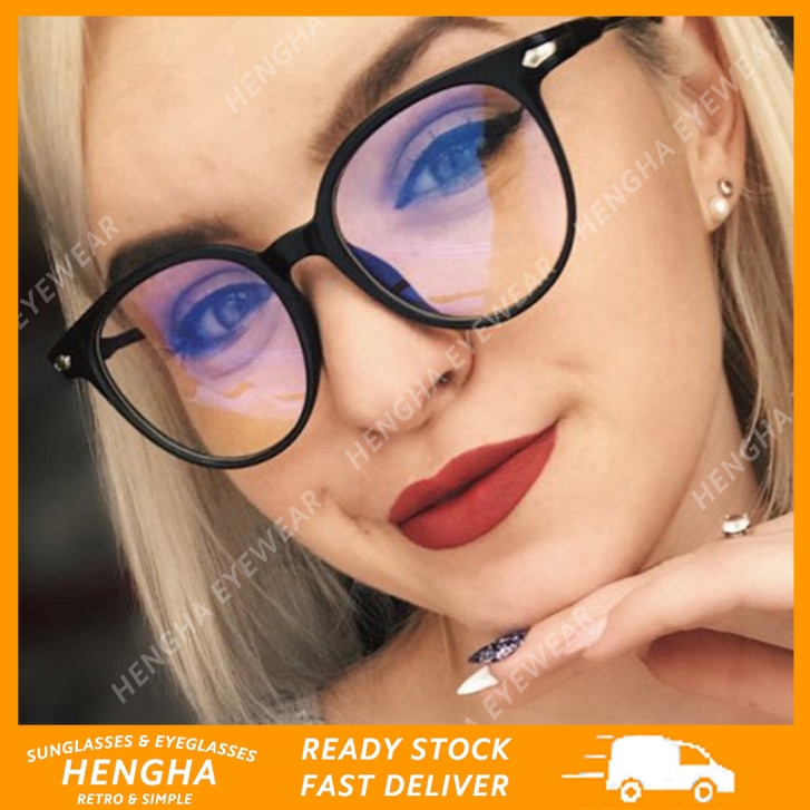 Kính mát gọng tròn thiết kế ấn tượng