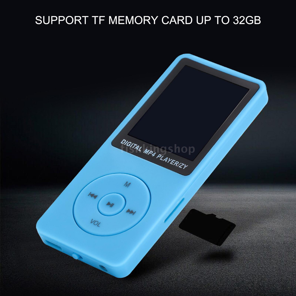 Máy Nghe Nhạc Mp3 / Mp4 64 Gb Màn Hình 1.8 '' Di Động Có Đài Fm Radio Và Máy Nghe Nhạc Cho Người Lớn Và Trẻ Em