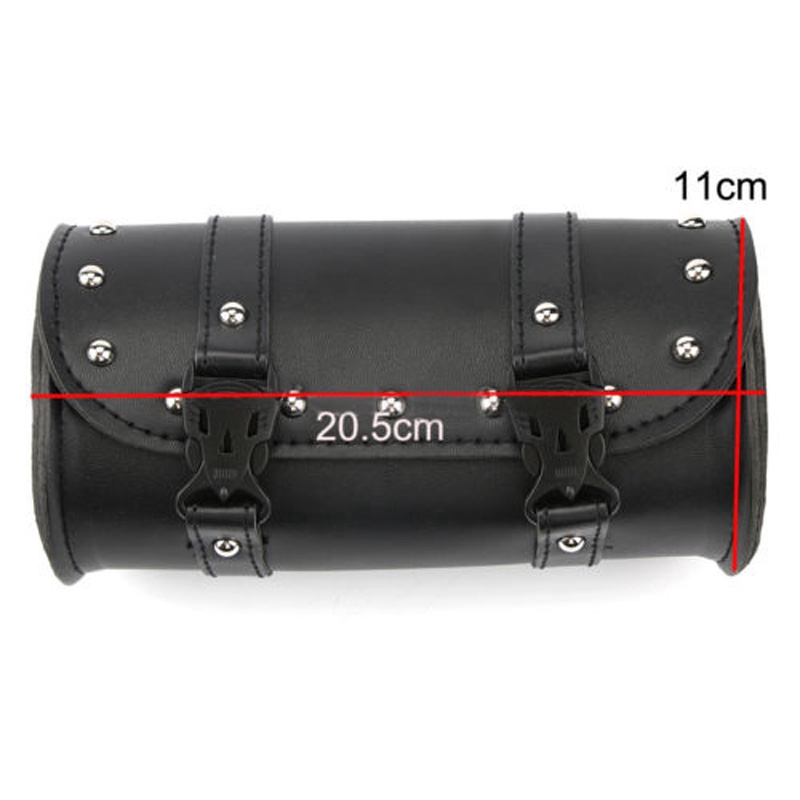 Túi tròn bằng da tổng hợp gắn đuôi xe mô tô Harley