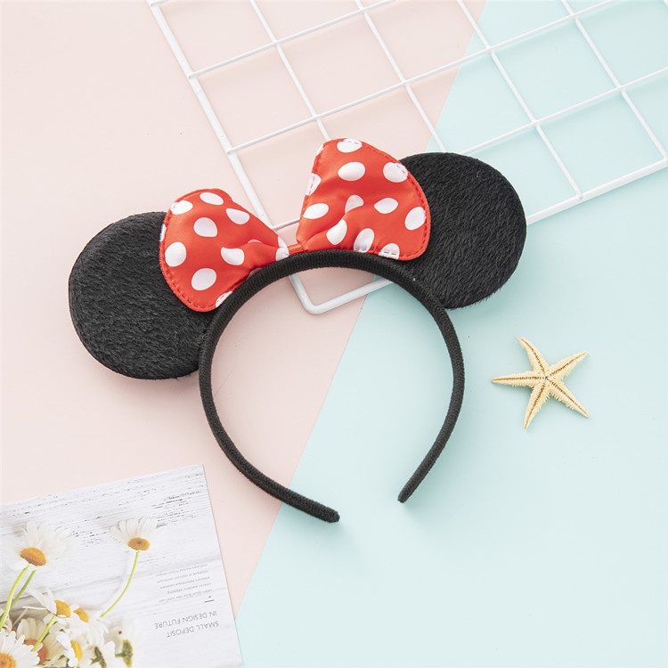 Kẹp tóc hình chuột Mickey xinh xắn cho bé gái
