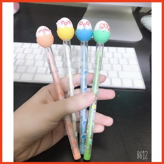 Bút chì khúc đẹp 😍freeship😍 viết chì đốt quả trứng
