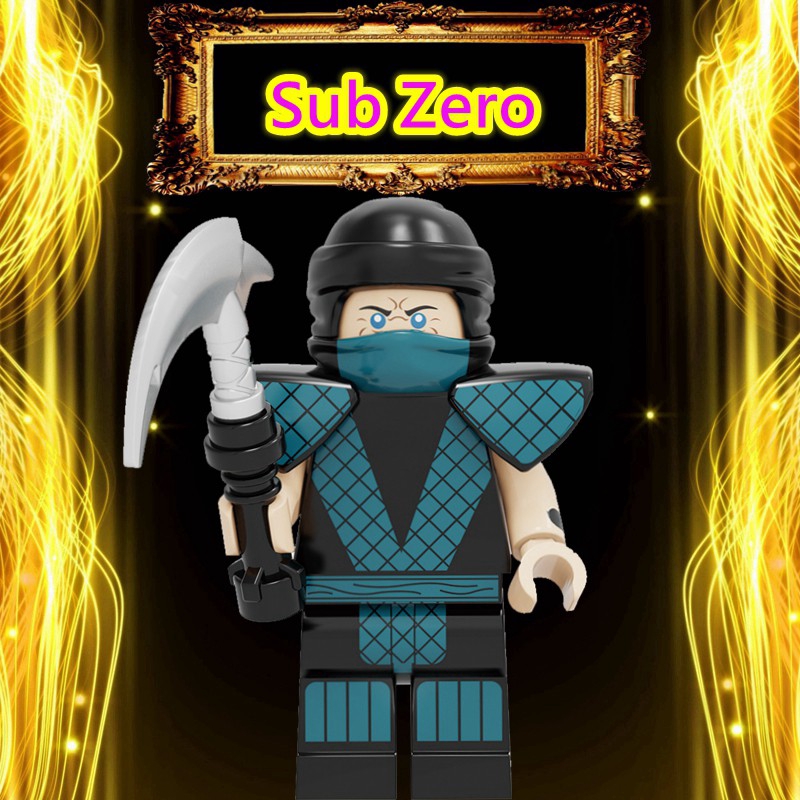 Bộ Đồ Chơi Xếp Hình Mortal Kombat Sub Zero Shao Kahn Dành Cho Trẻ Em