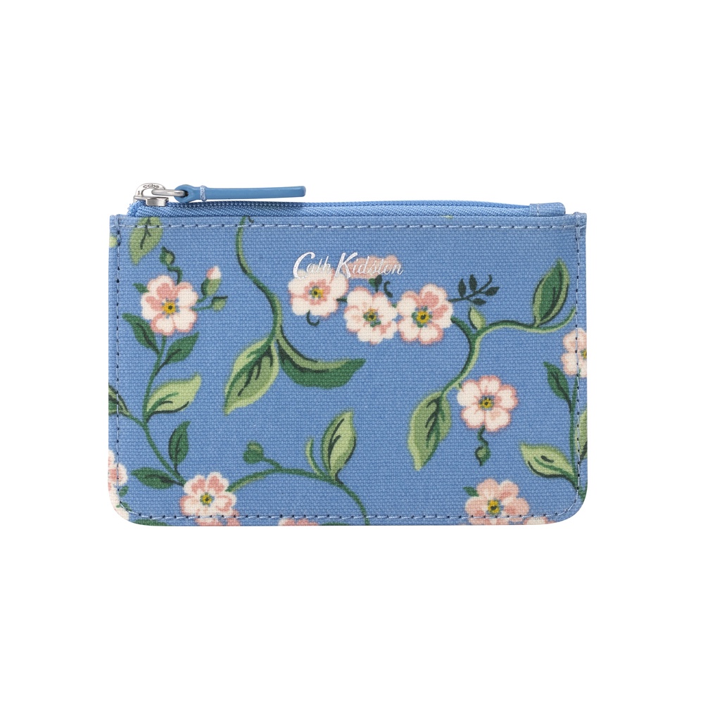 Cath Kidston - Ví cầm tay Small Card &amp; Coin Purse Forget Me Not - 1010039 - Mid Blue