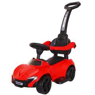 Xe ô tô chòi chân cho bé (có cán đẩy + nhạc + thùng đồ)