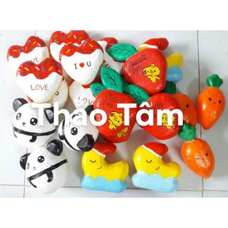 (HÀNG VỀ NHIỀU) Squishy handmade  panda trứng