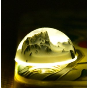 Phím Cơ Xuyên LED, Keycap trong suốt 3D, Phím Artisan Tinh Vân Lung Linh, Huyền Ảo