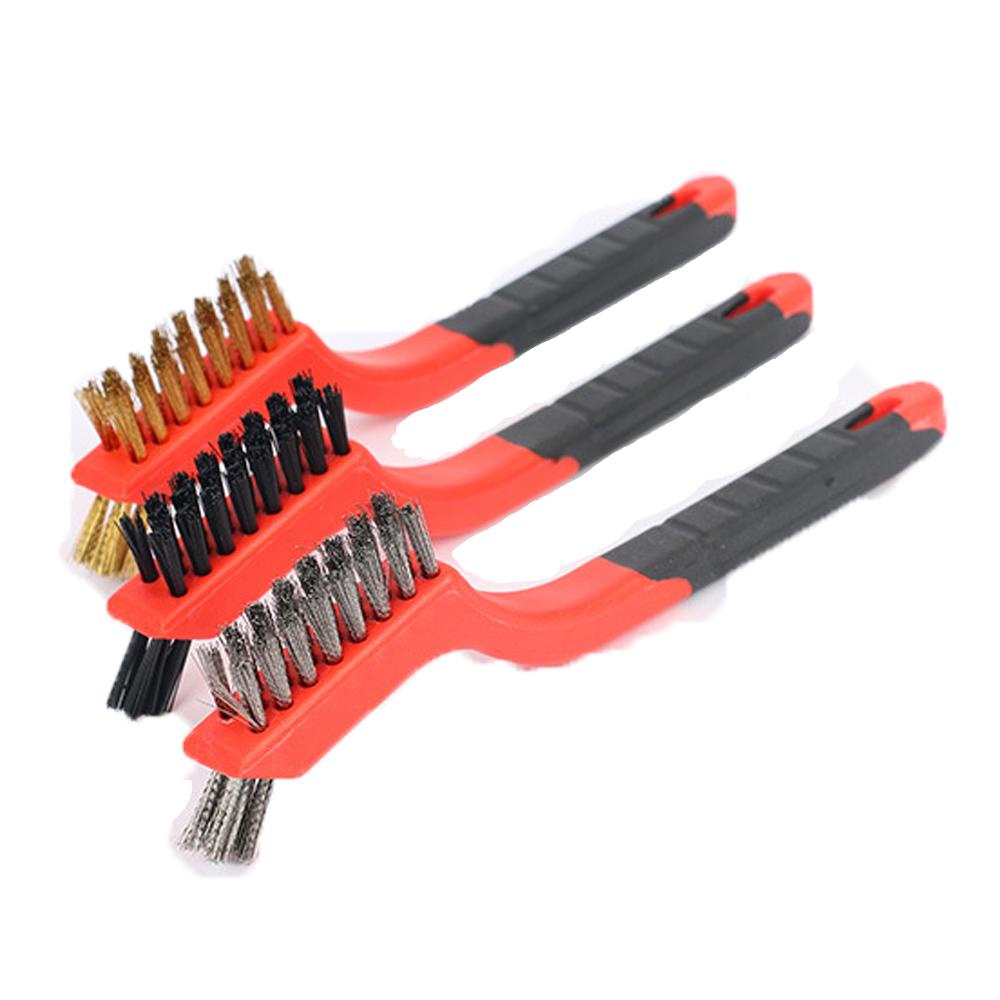 Bàn Chải Mini Bằng Thép Không Gỉ Chà Rửa Khử Nhiễm Mạnh NICKOLAS