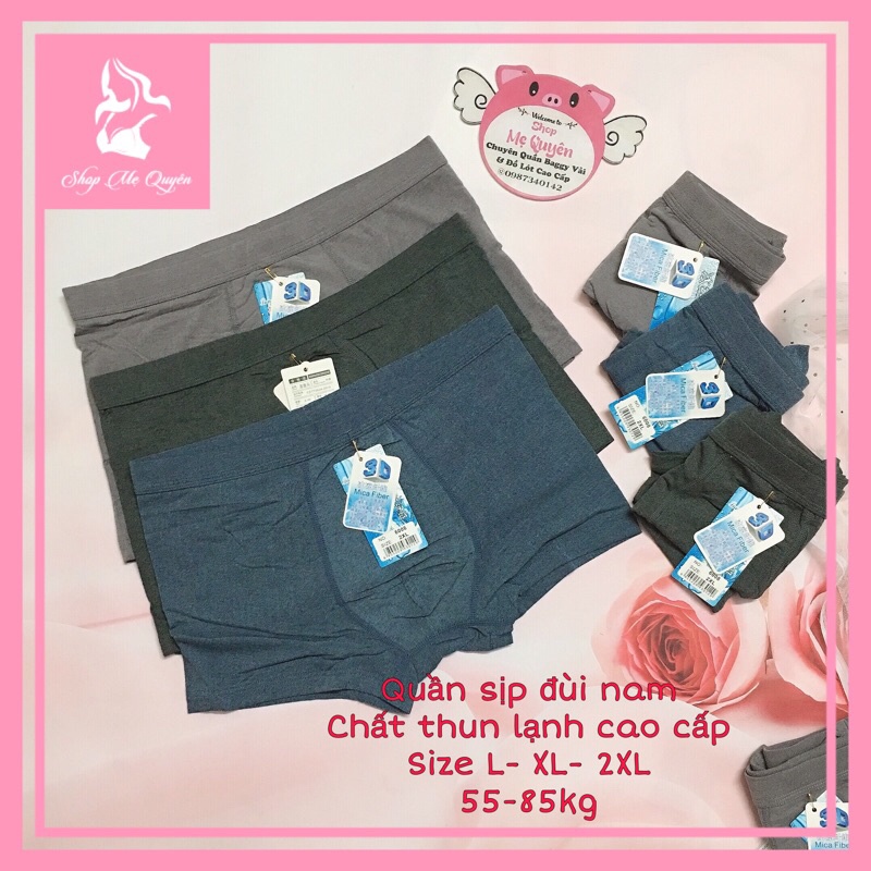 Quần lót đùi nam cao cấp, chất cotton thun co dãn kháng khuẩn vượt trội