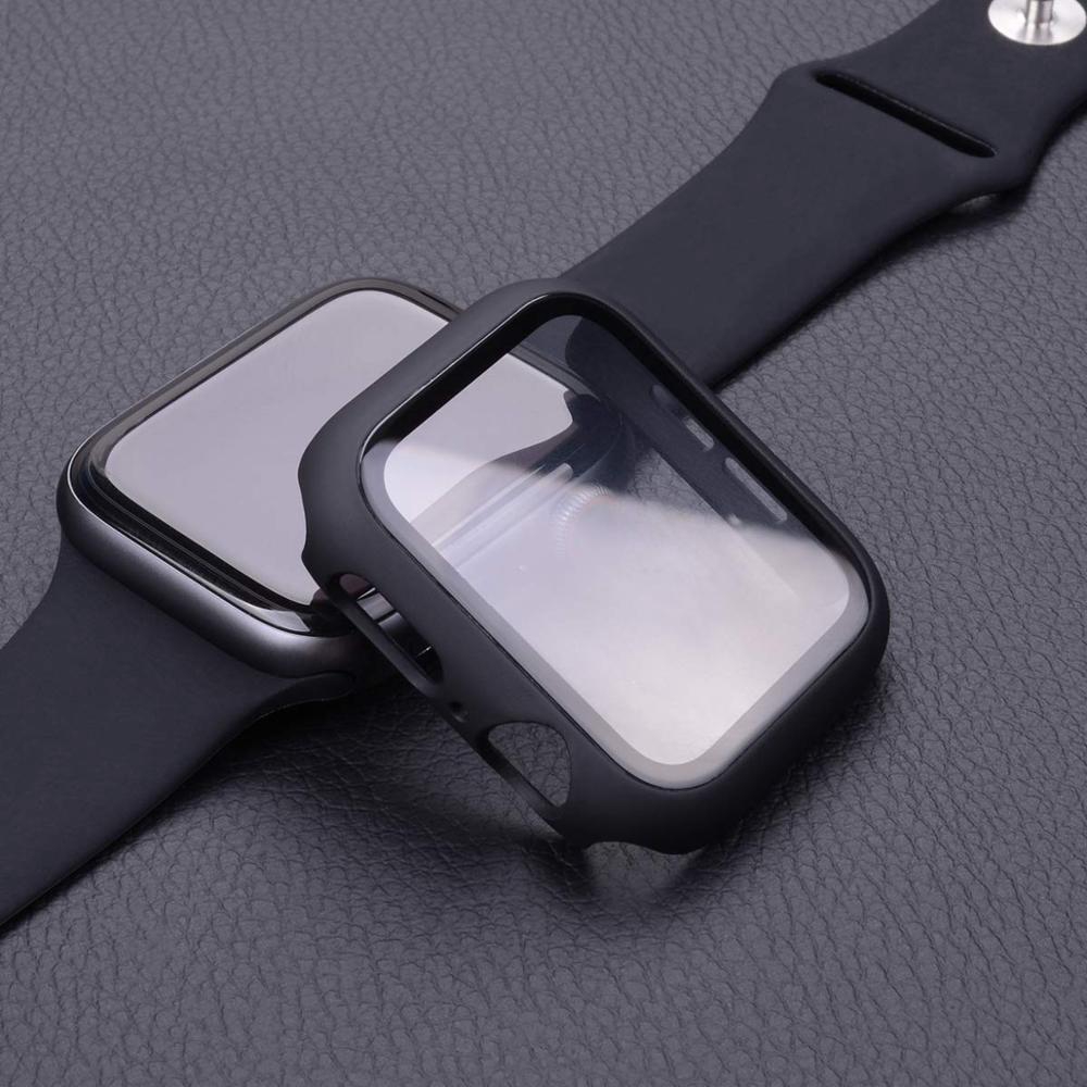 Ốp Bảo Vệ Mặt Đồng Hồ Thông Minh for Apple Watch 6 SE 5 44mm 40mm Iwatch 42mm 38mm 3d 9h