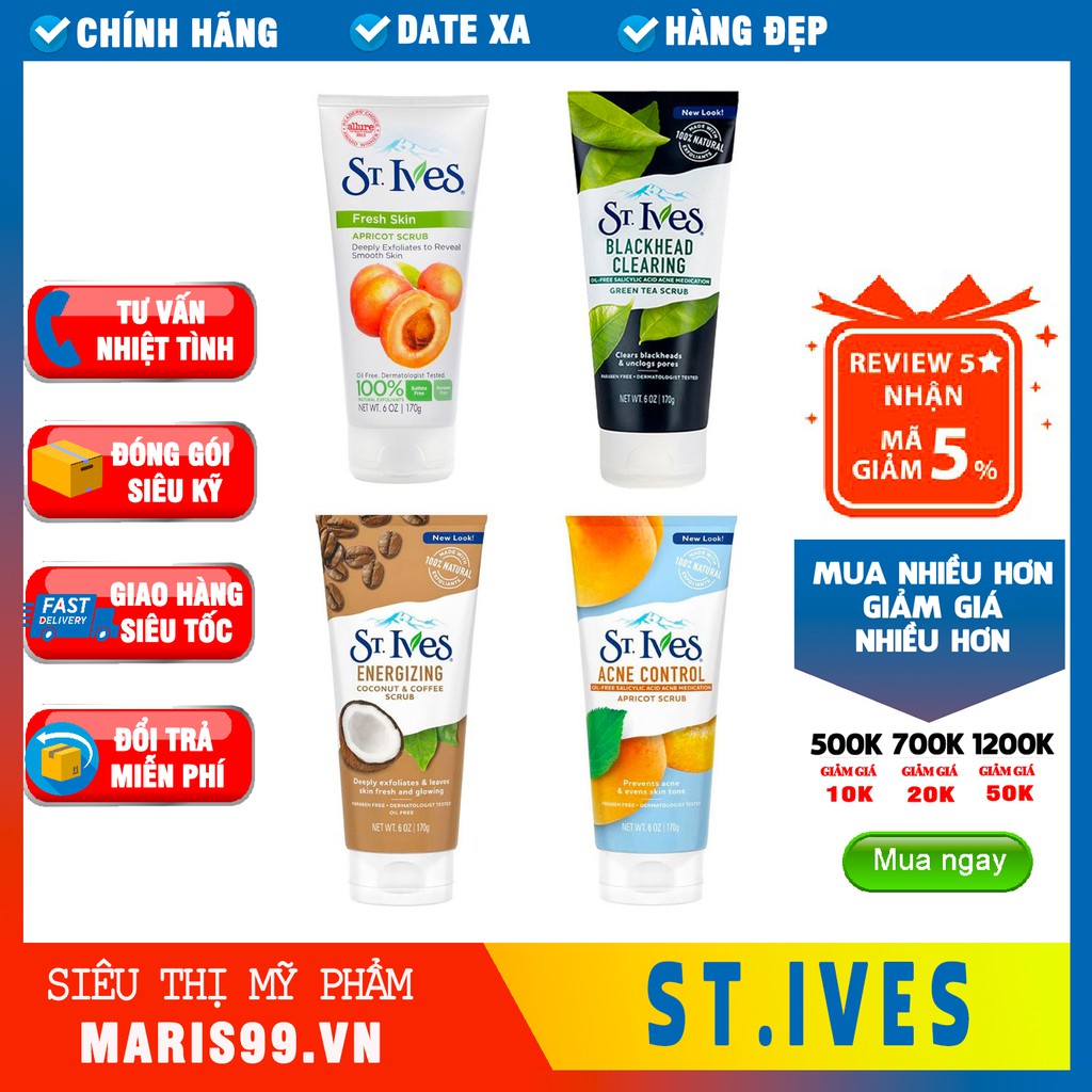 Sữa rửa mặt tẩy tế bào chết St.Ives | BigBuy360 - bigbuy360.vn