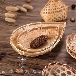 5 mẹt tre đan hình lá đẹp