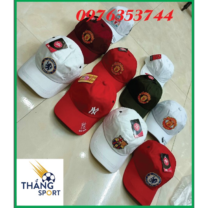 (FREESHIP 99K )Mũ nón lưỡi trai cao cấp các CLB bóng đá CAO CẤP