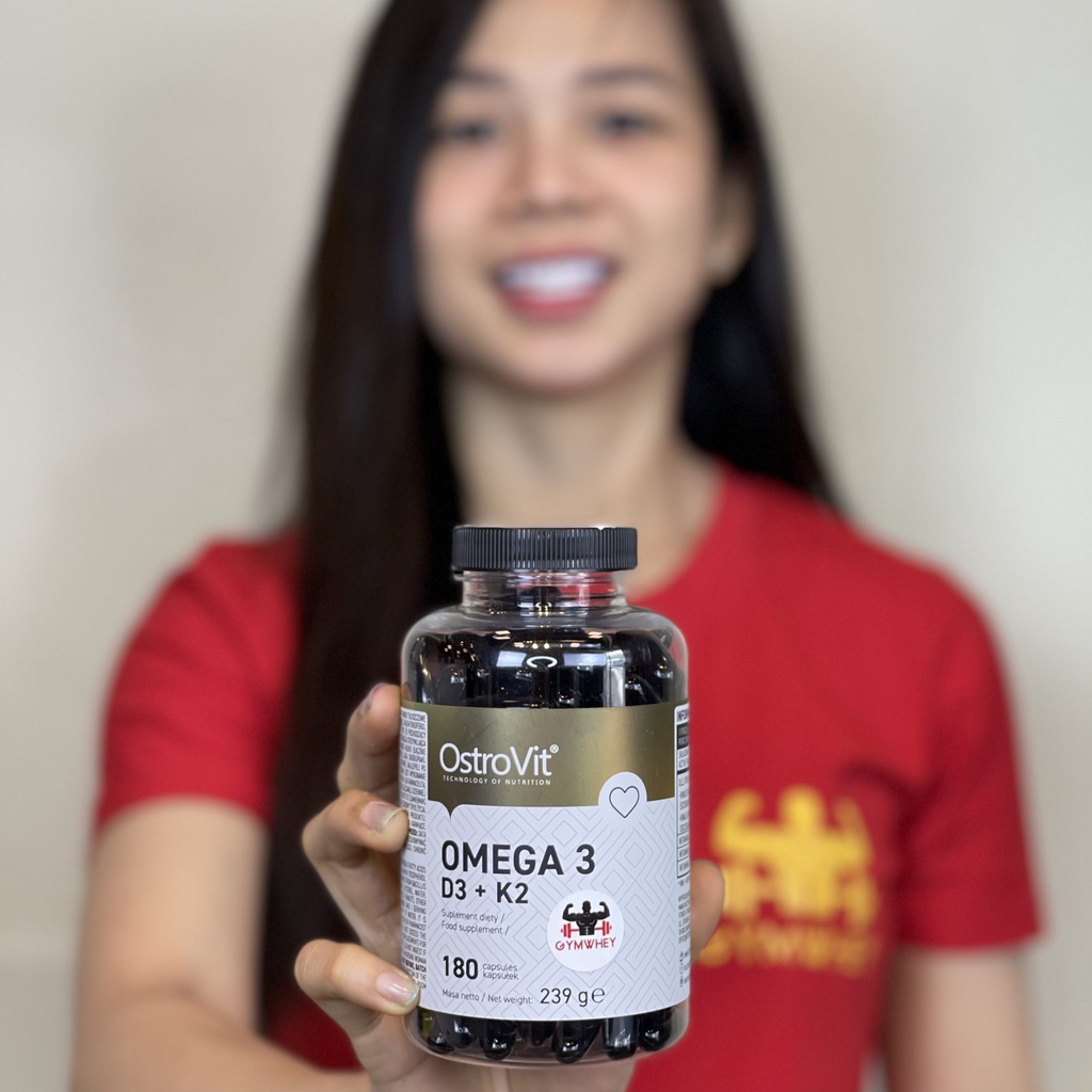 Omega Viên Uống Hỗ Trợ Tăng Cường Trí Nhớ Chắc Khỏe Xương Khớp Phát Triển Chiều Cao Omega3 Ostrovit Omega 3 D3 K2