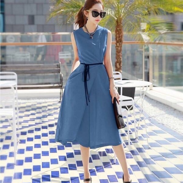 Jum giả váy cột eo