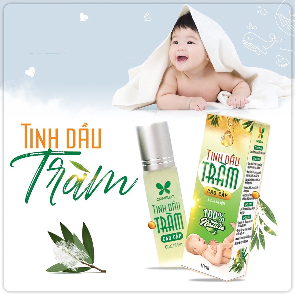 Tinh Dầu Tràm Cao Cấp – Chai Bi Lăn 10ml