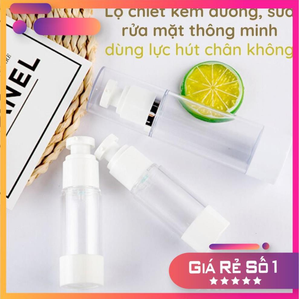 Lọ chiết mỹ phẩm dầu gội sữa rửa mặt hút chân không