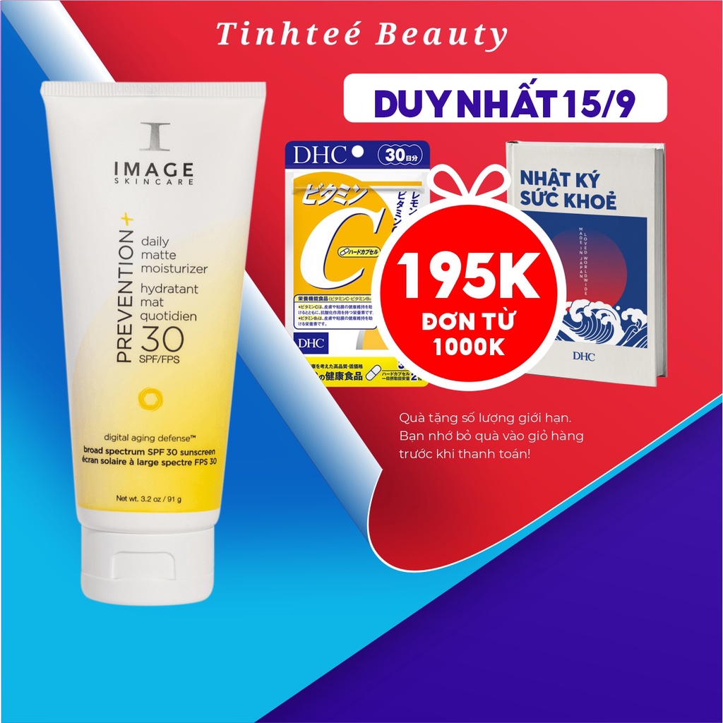 Kem chống nắng cho da dầu Image Skincare Prevention Daily Matte Moisturizer Oil Free SPF 30 91g