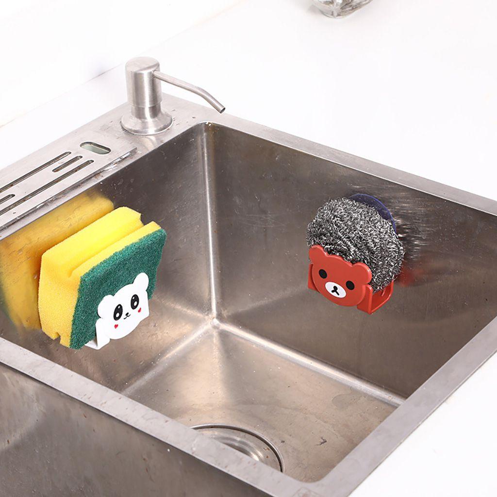 Giá Để Xà Phòng Bằng ABS Đa Năng Có Giác Hút Tiện Dụng Cho Nhà Bếp