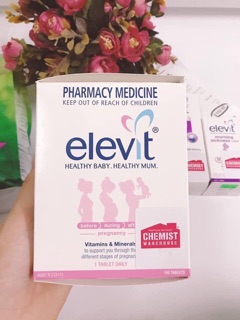 Elevit - Canxi - Sắt - DHA elevit Bầu