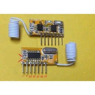 Module giải mã tự học lệnh RF315/433Mhz