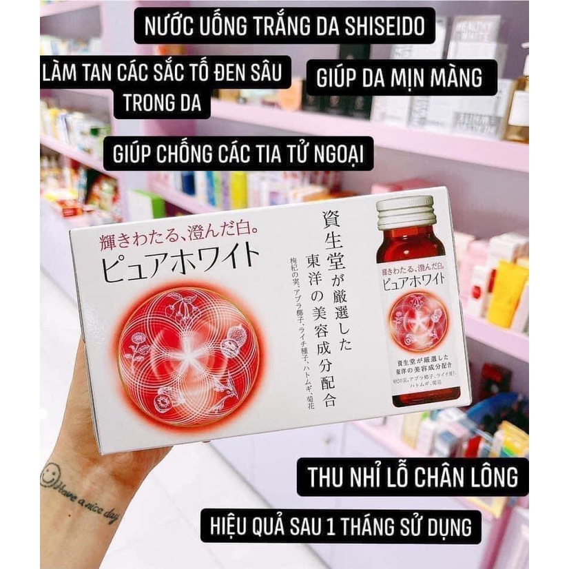 The Collagen Shiseido dạng chai nước uống Nhật Bản giúp đẹp da, tóc, móng
