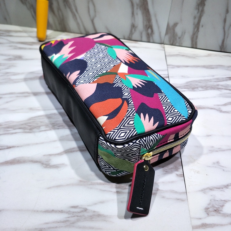 Estee Lau * er Bali Túi Đựng Mỹ Phẩm Cầm Tay Sức Chứa Lớn Hình Chữ Nhật