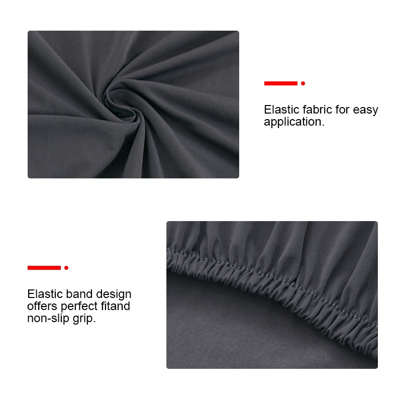 Vỏ Bọc Ghế Ngồi Bàn Ăn Màu Trơn Co Giãn Tốt Tiện Dụng Cho Nhà Bếp