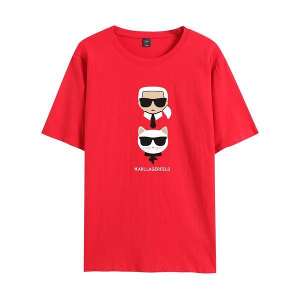 Áo Thun Tay Ngắn In Hình Karl Lagerfeld Carl.lagerfield Thời Trang Xu Hướng Mới Cho Nam Và Nữ S-5X