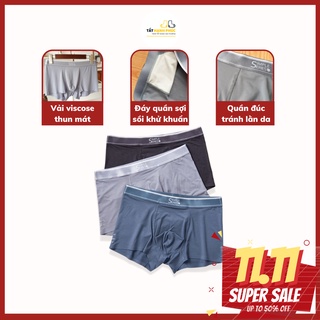 Quần sịp đùi nam Simple Boxer, quần lót nam mát lạnh kháng khuẩn khử mùi