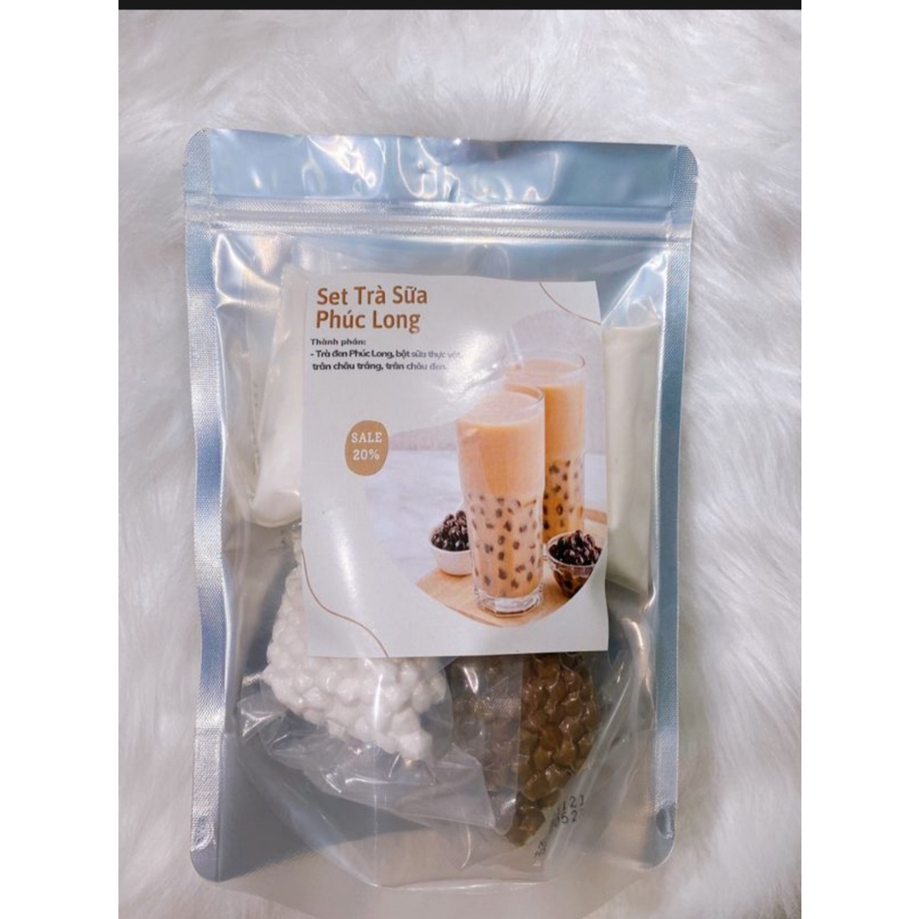 Set Nguyên Liệu Pha Trà Sữa Phúc Long, Thái Xanh, Thái Đỏ