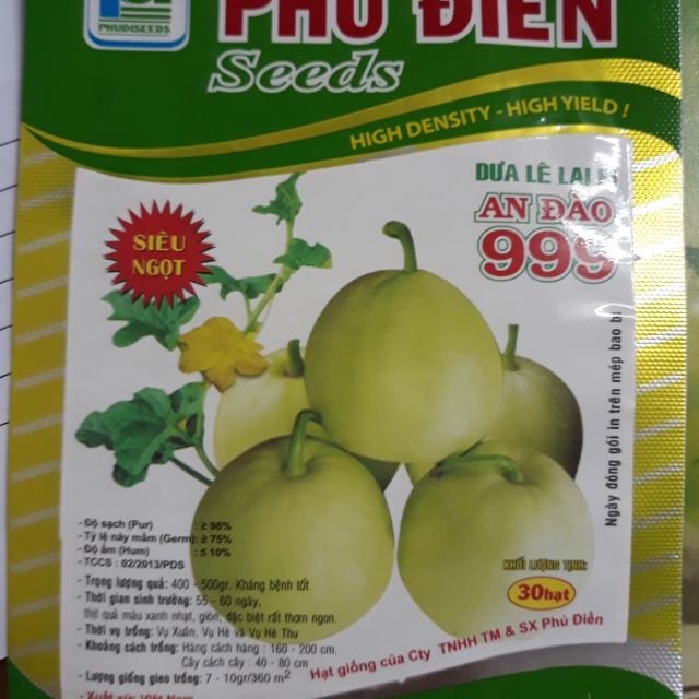 Hạt giống dưa lê