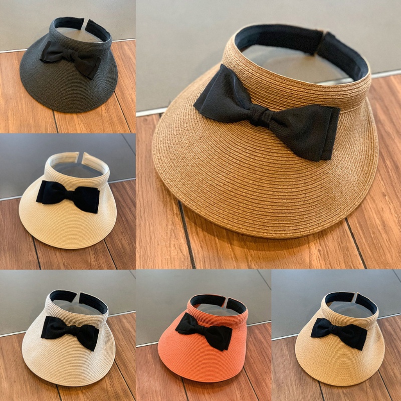 Han Mũ Lưỡi Trai Rỗng Chóp Có Thể Điều Chỉnh Rộng Vành Che Nắng Dùng Khi Đi Bộ Đường Dài