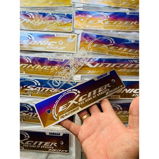 Bang tên 3d titan exciter , cario , satria , sonic , raider , winer