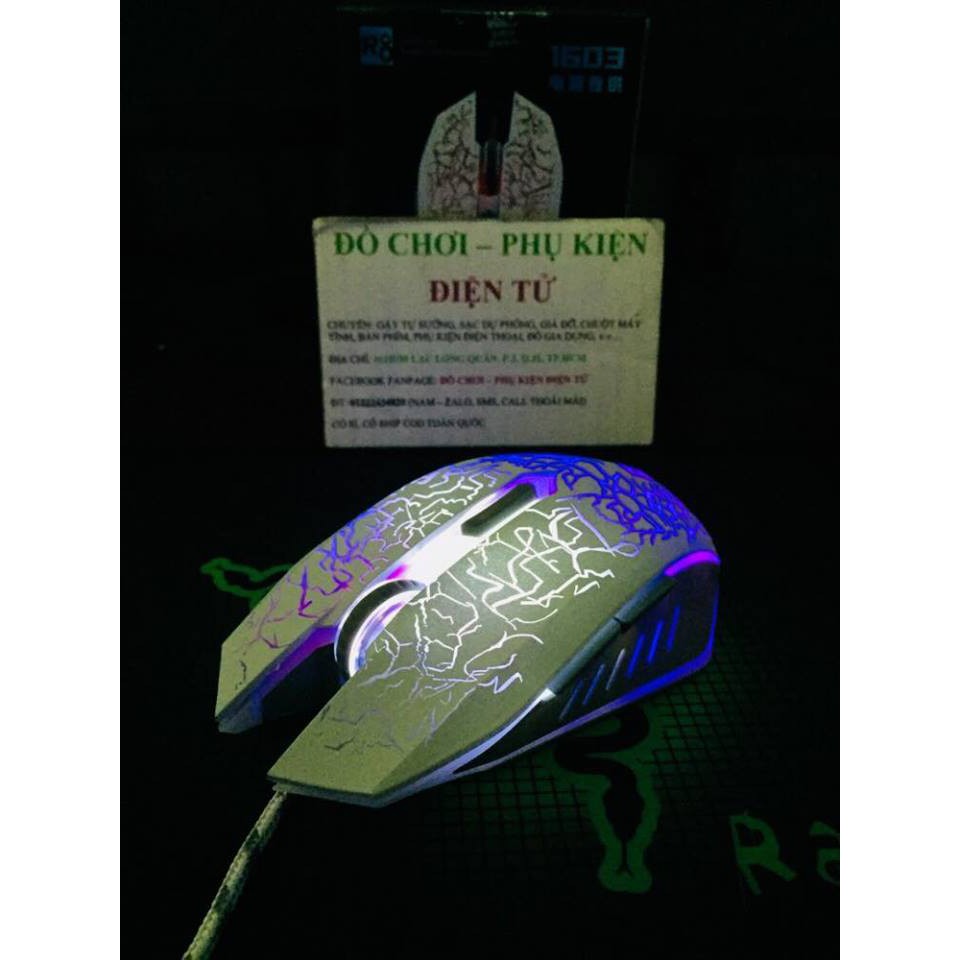 Combo bàn phím giả cơ LED và chuột LED R8 V8 cao cấp (tặng thảm lót chuột) | BigBuy360 - bigbuy360.vn