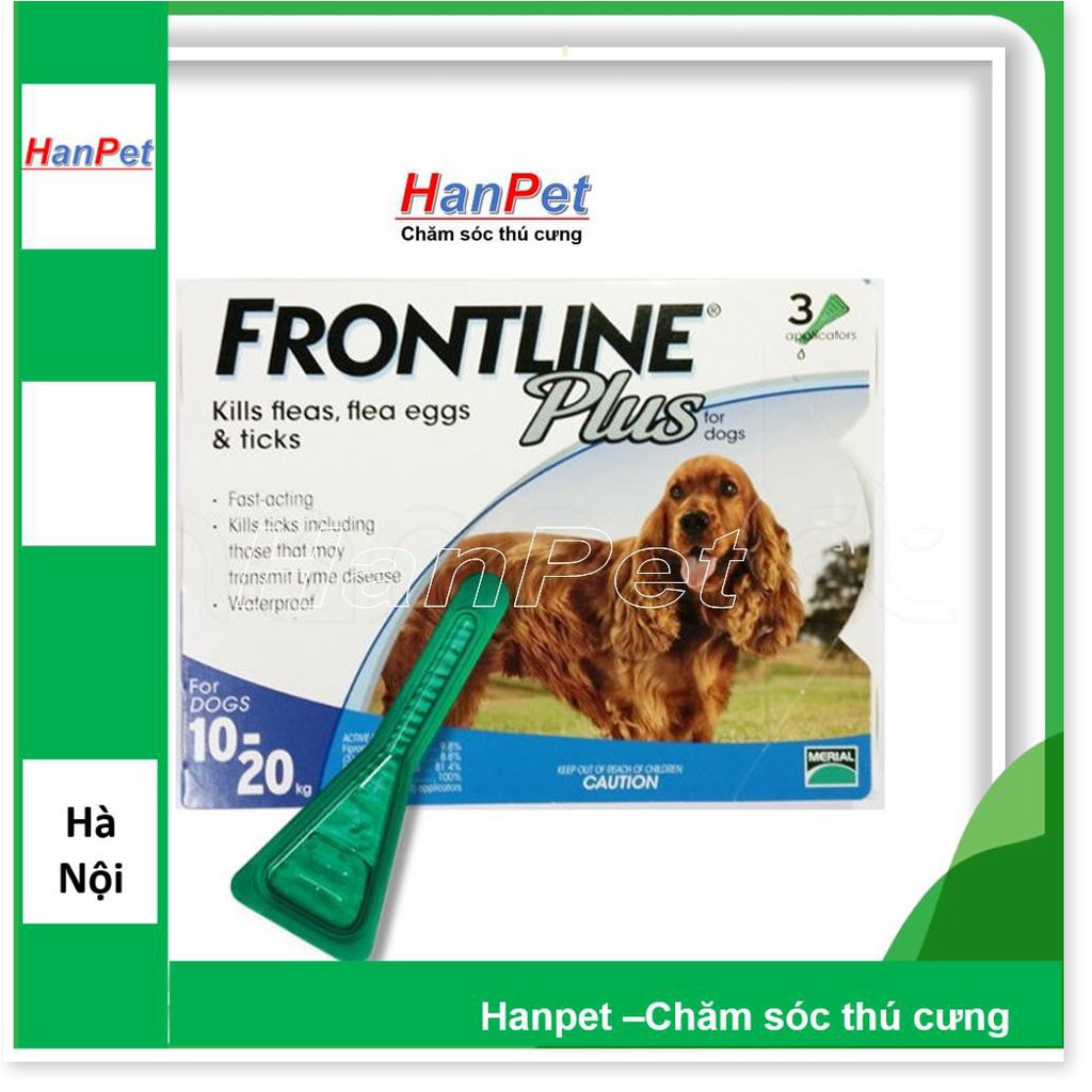 Thuốc trị ve rận nhỏ gáy Frontline Plus cho chó 10-20kg