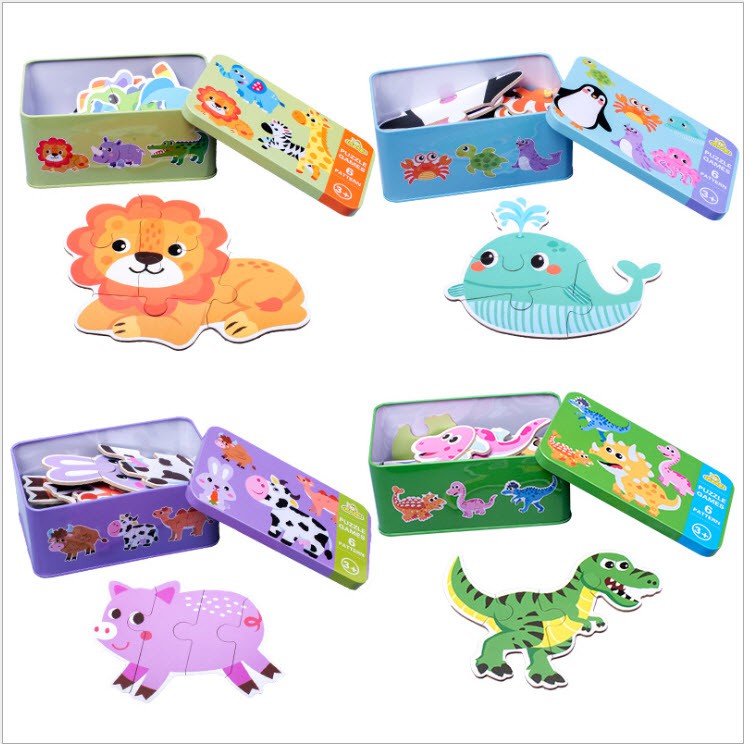 Bộ Ghép Hình 6 Món Puzzle Cho Bé