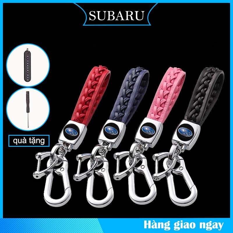 (Hàng Mới Về) Móc Chìa Khóa Xe Hơi Subaru Có Khóa Tiện Dụng