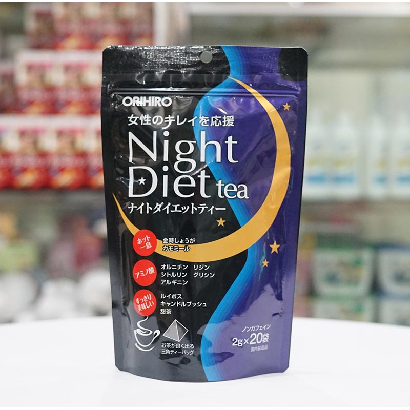 Trà hỗ trợ giảm cân ban đêm Orihiro Night Diet Tea