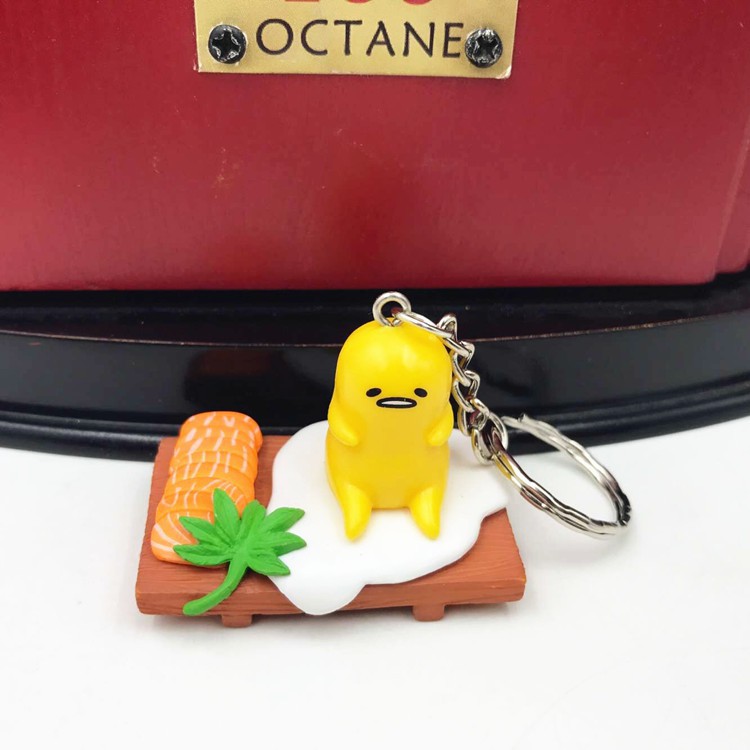 Móc Khóa ốp la gudetama kute - treo cặp sách - chìa khóa mã XAN85 Puy tín