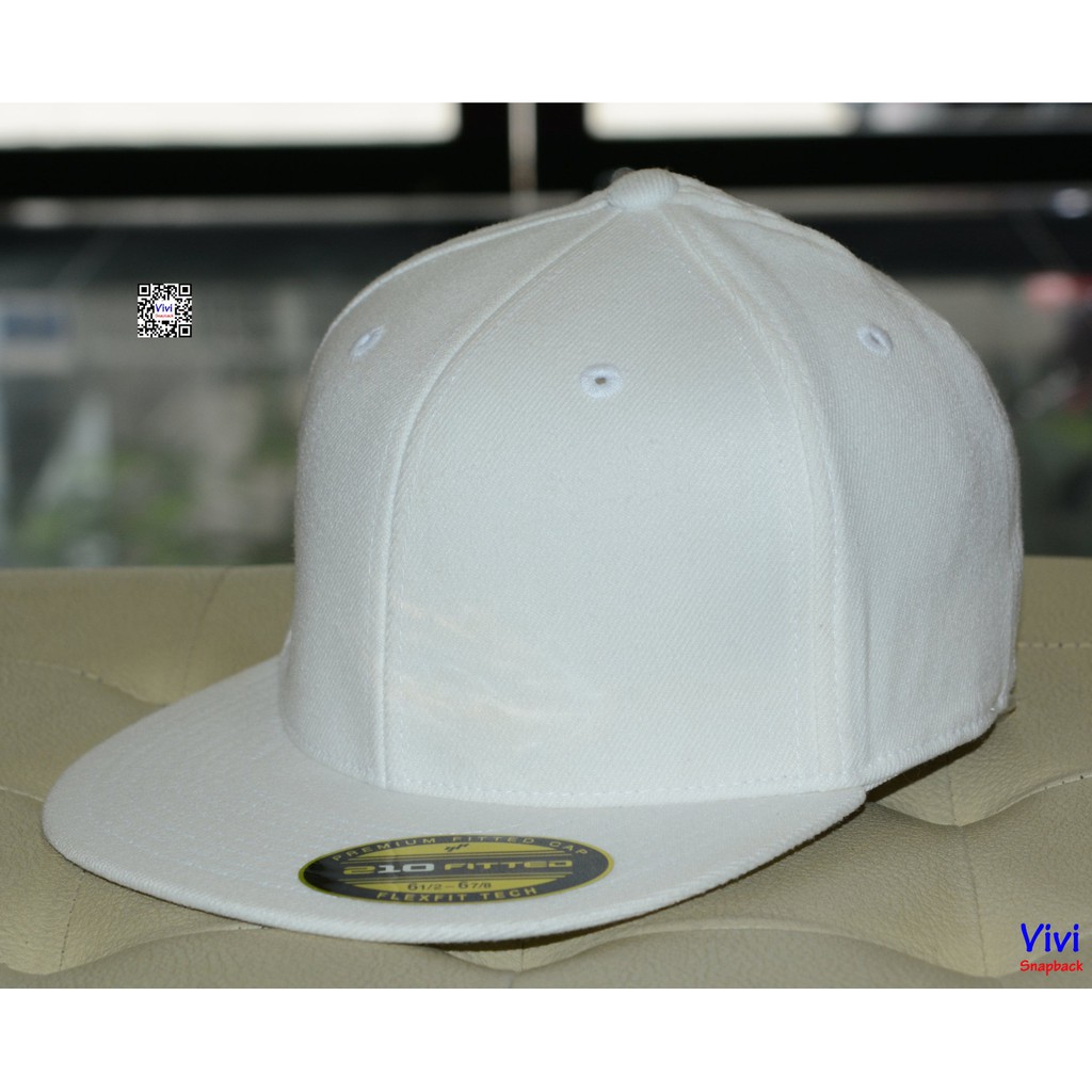 Nón snapback trắng,snapback bít đuôi,snapback size nhỏ