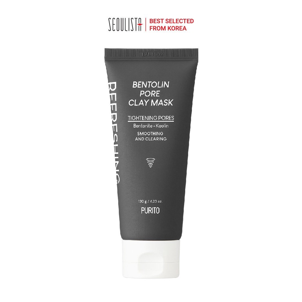 Mặt nạ đất sét làm sạch Purito Bentolin Pore Clay Mask 120g