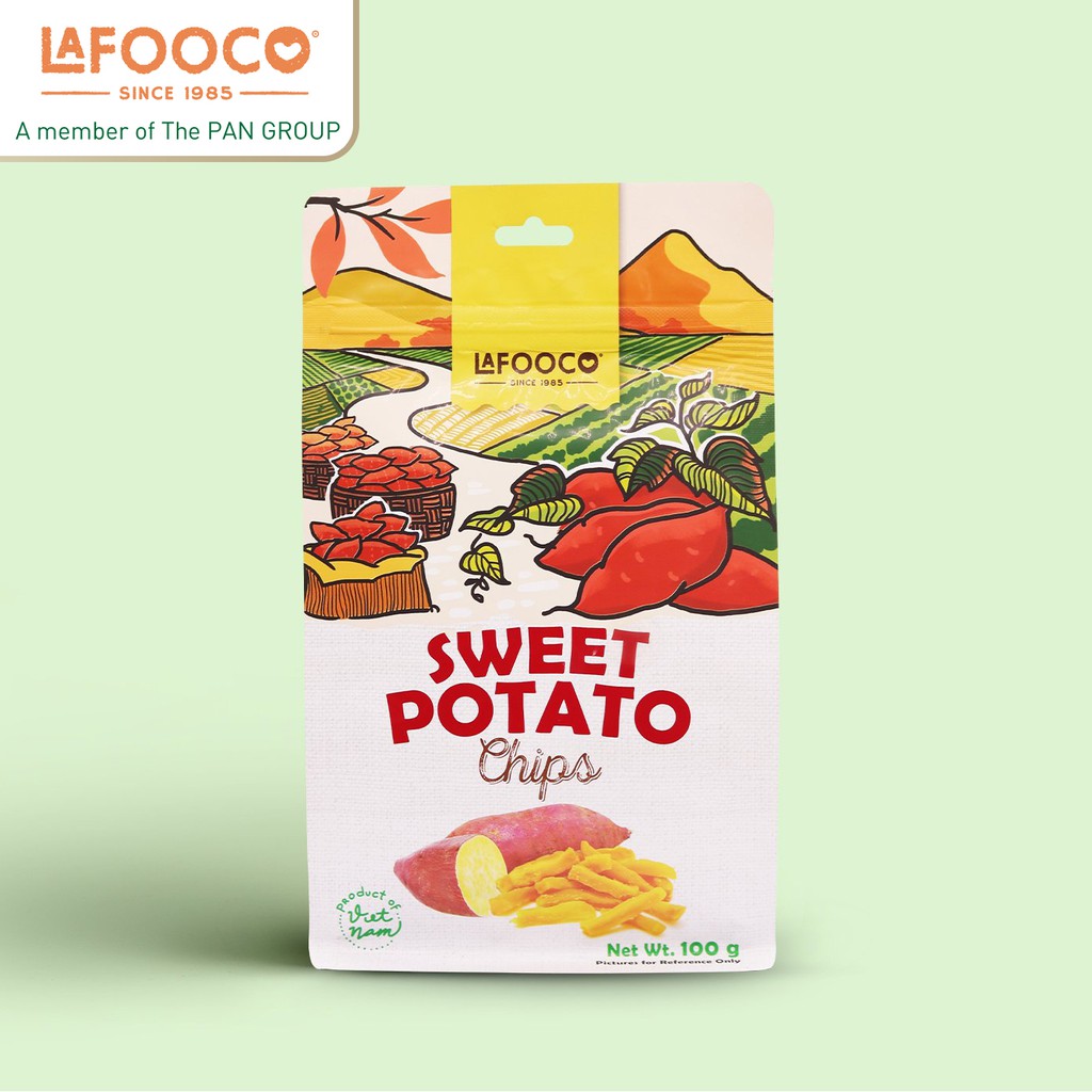 Khoai Lang Vàng Sấy Giòn LAFOOCO 100g Xuất Khẩu