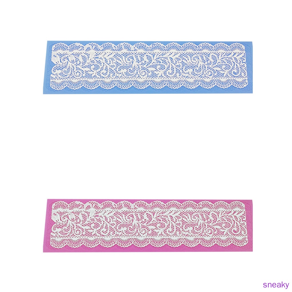 Khuôn silicone tạo hình ren hoa dành cho trang trí bánh kẹo